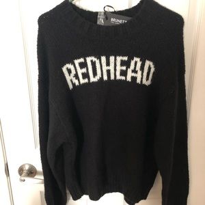 Redhead Brunette the label sweater